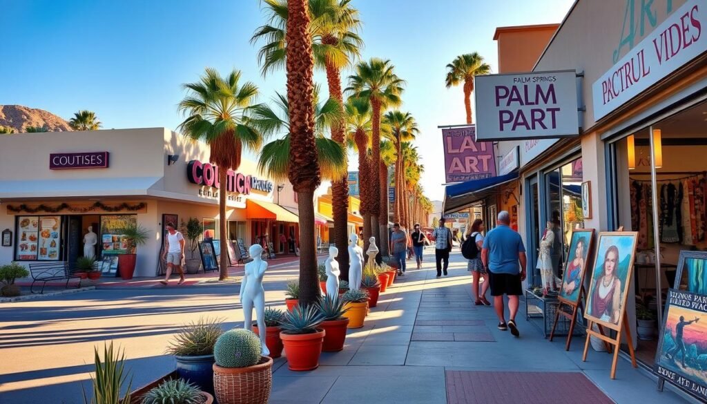 shopping and local art experiences in Palm Springs