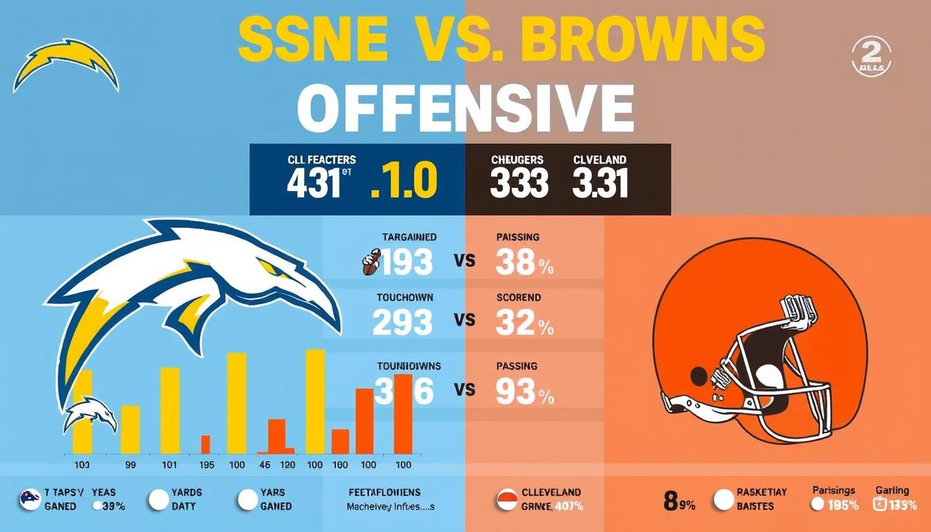 chargers vs cleveland browns match player stats